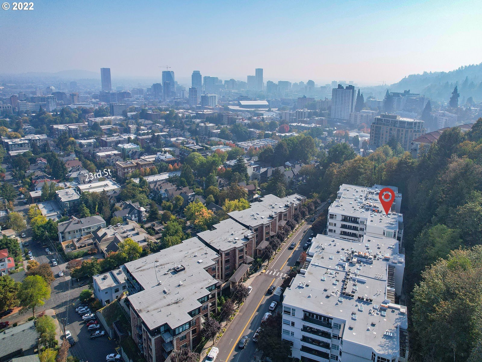 2445 Northwest Westover Road, Unit 201 Portland, OR 97210 - Photo 25 of 31 Drone View/UAV