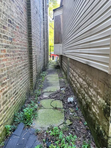 a view of a chair with a window