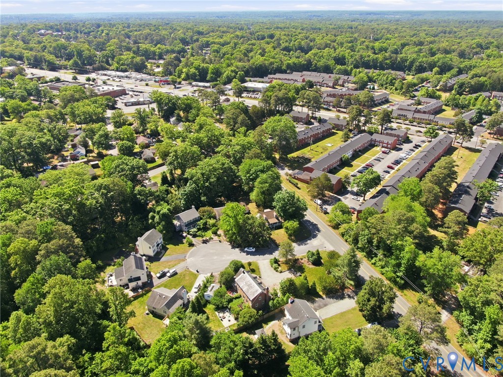 9110 Gayton Road Henrico, VA 23229 - Photo 48 of 54 an aerial view of residential houses with outdoor space and trees