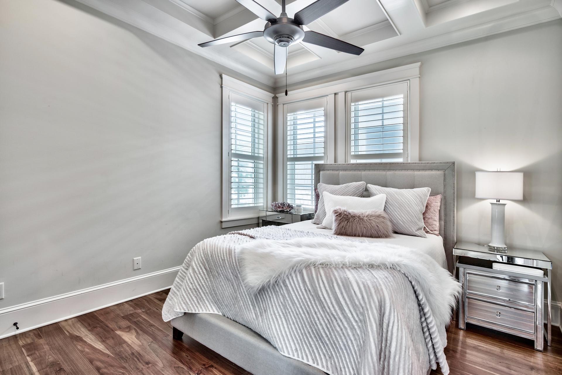 70 Pleasant Street Inlet Beach, FL 32461 - Photo 12 of 38 a bedroom with a bed and window