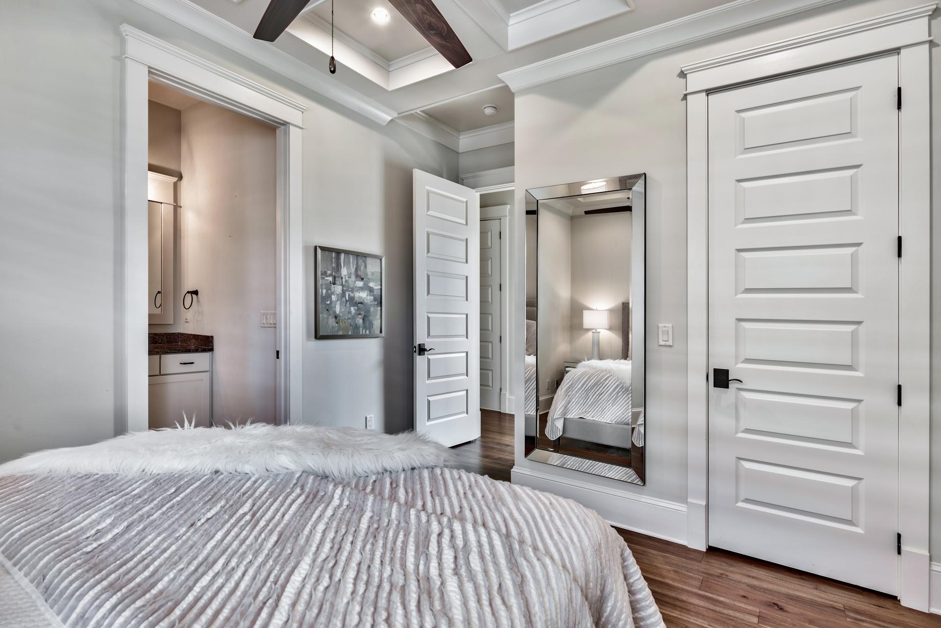 70 Pleasant Street Inlet Beach, FL 32461 - Photo 13 of 38 a bedroom with a bed and closet