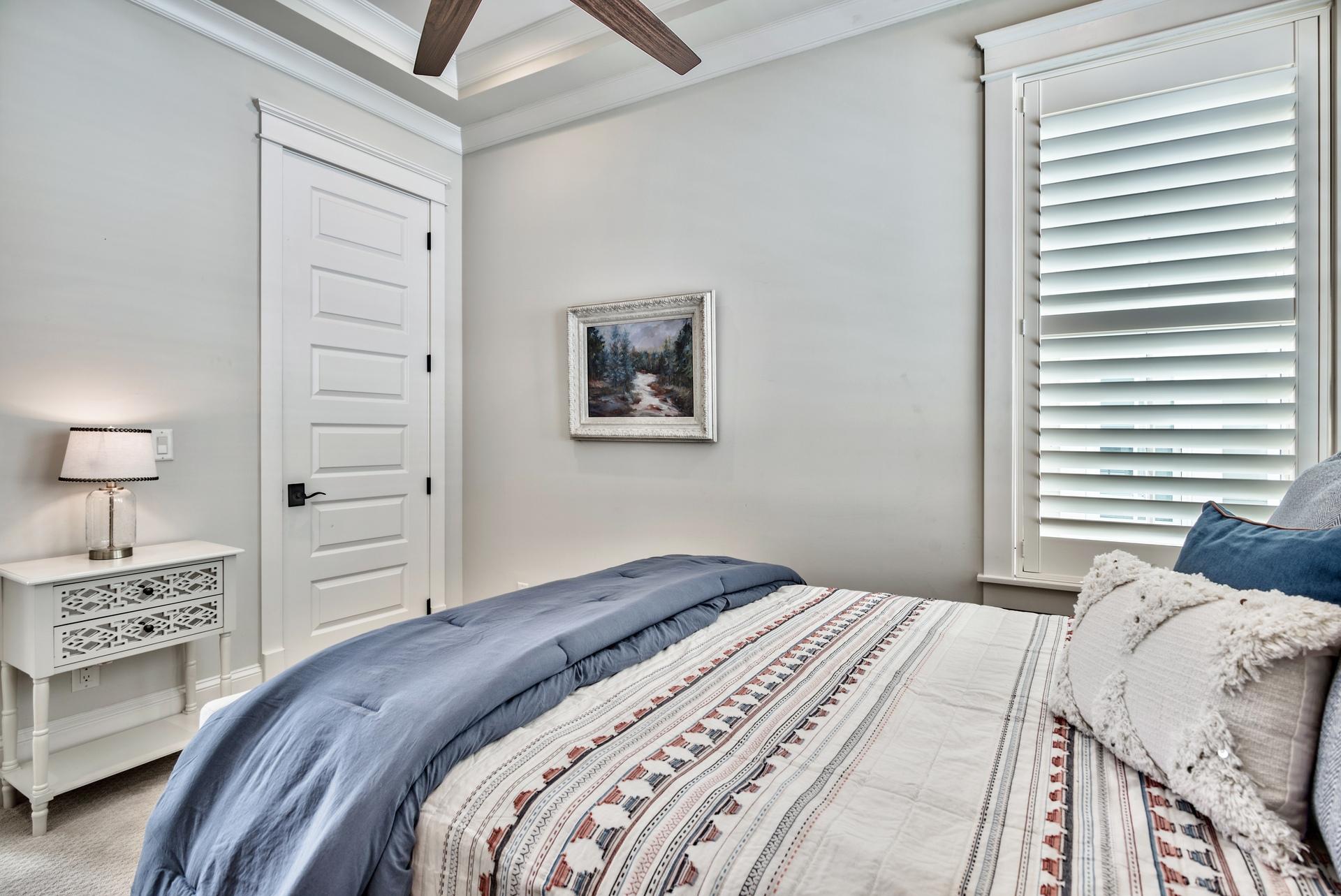 70 Pleasant Street Inlet Beach, FL 32461 - Photo 27 of 38 a bedroom with a bed and a night stand