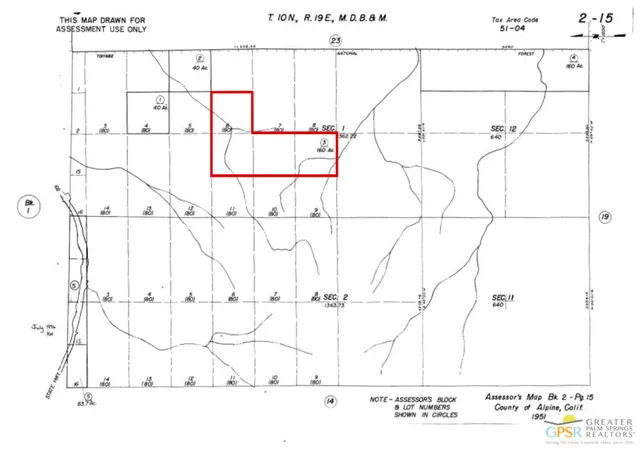 $270,000 | 0 Ditch Road, Markleeville, CA 96120