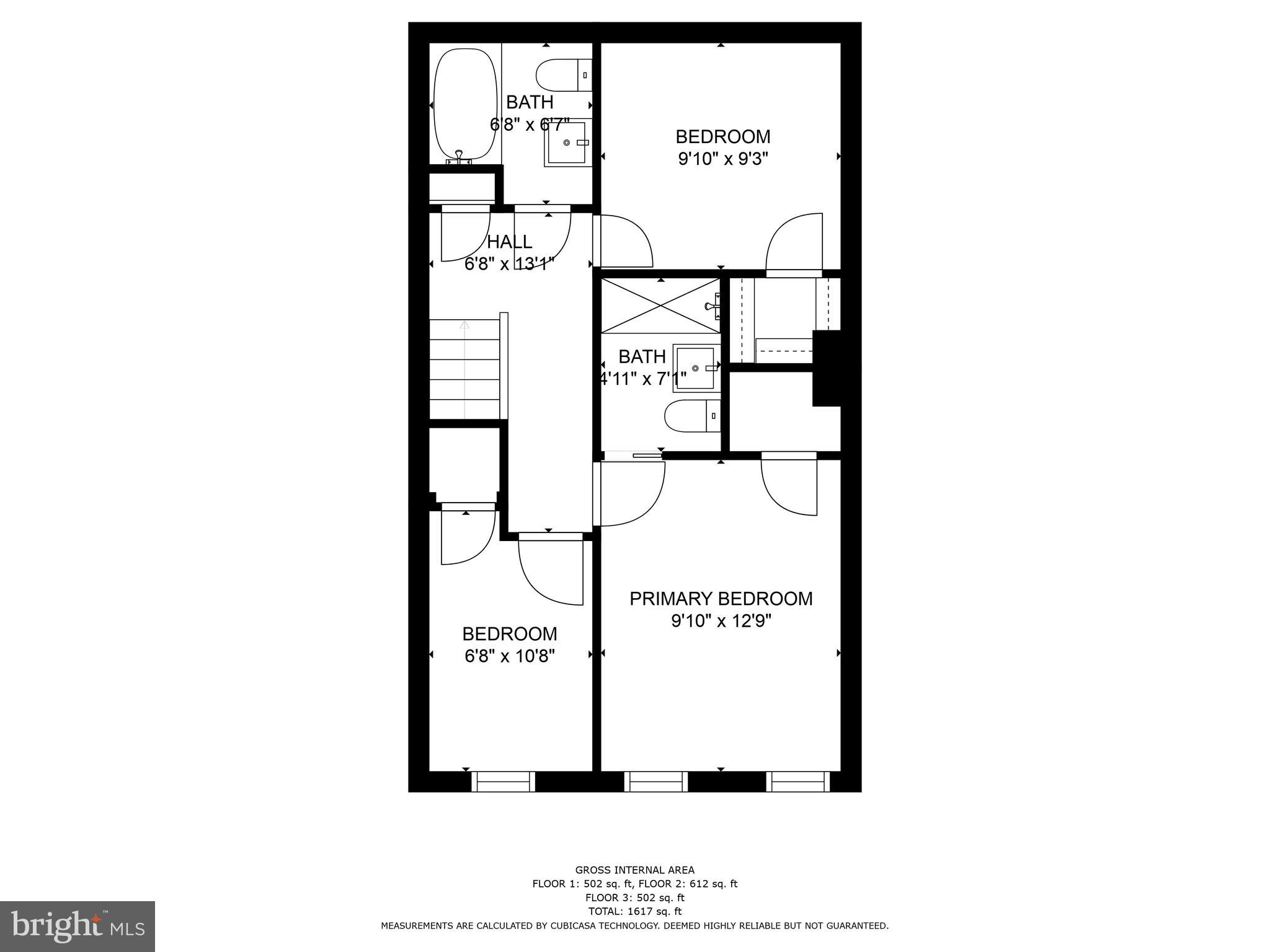 1905 Naylor Road Southeast Washington, DC 20020 - Photo 36 of 38 Upper level floorplan
