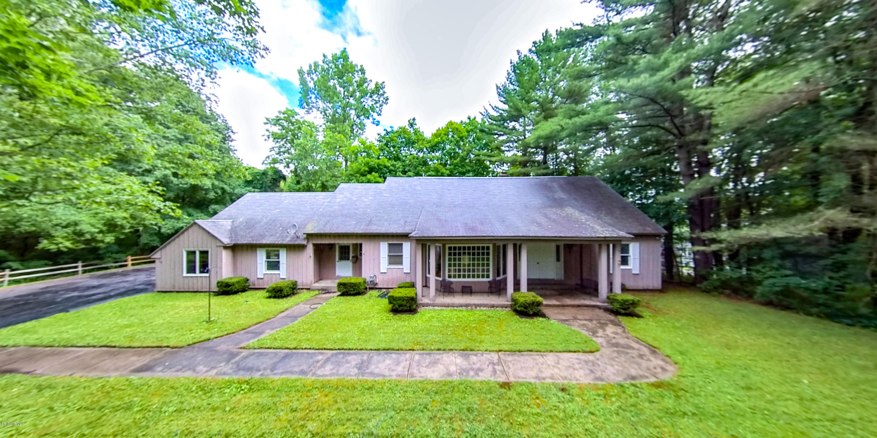 28 South Mountain Road Pittsfield, MA 01201 - Photo 23 of 26 40 - Outside Front Bird's eye 1