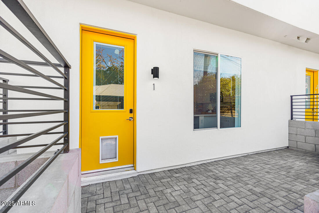 1247 East Colter Street, Unit 1 Phoenix, AZ 85014 - Photo 32 of 32 a view of a door of the house