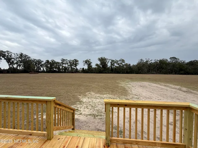 a view of outside patio