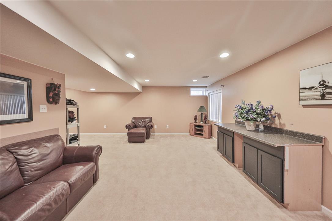 138 Clover Hollow Road Easton, PA 18045 - Photo 66 of 95 A generously sized lower level offers flexible living arrangements and a convenient built-in bar.