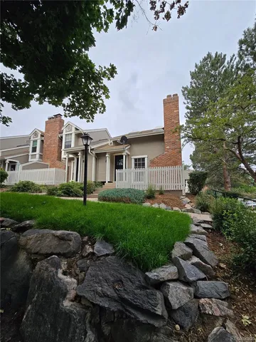 a view of a house with a garden