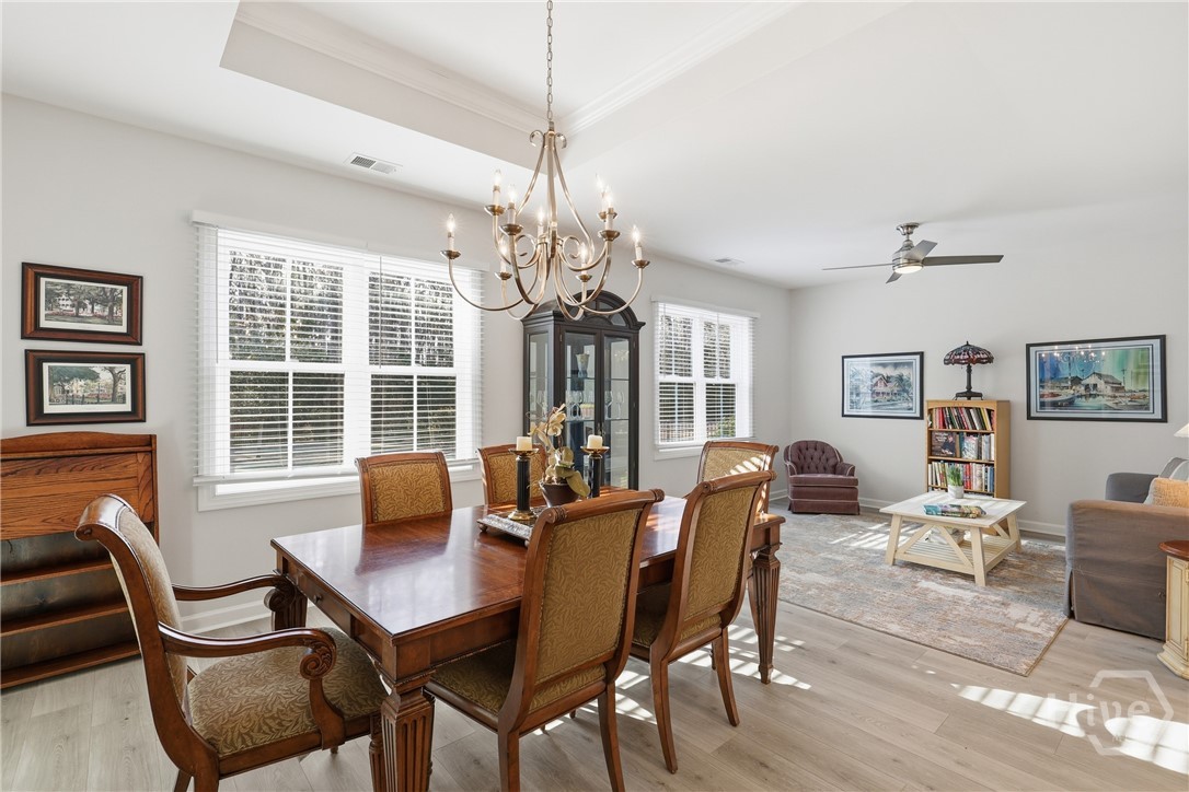 119 Bramswell Road Pooler, GA 31322 - Photo 16 of 35 Dining room to keeping room.