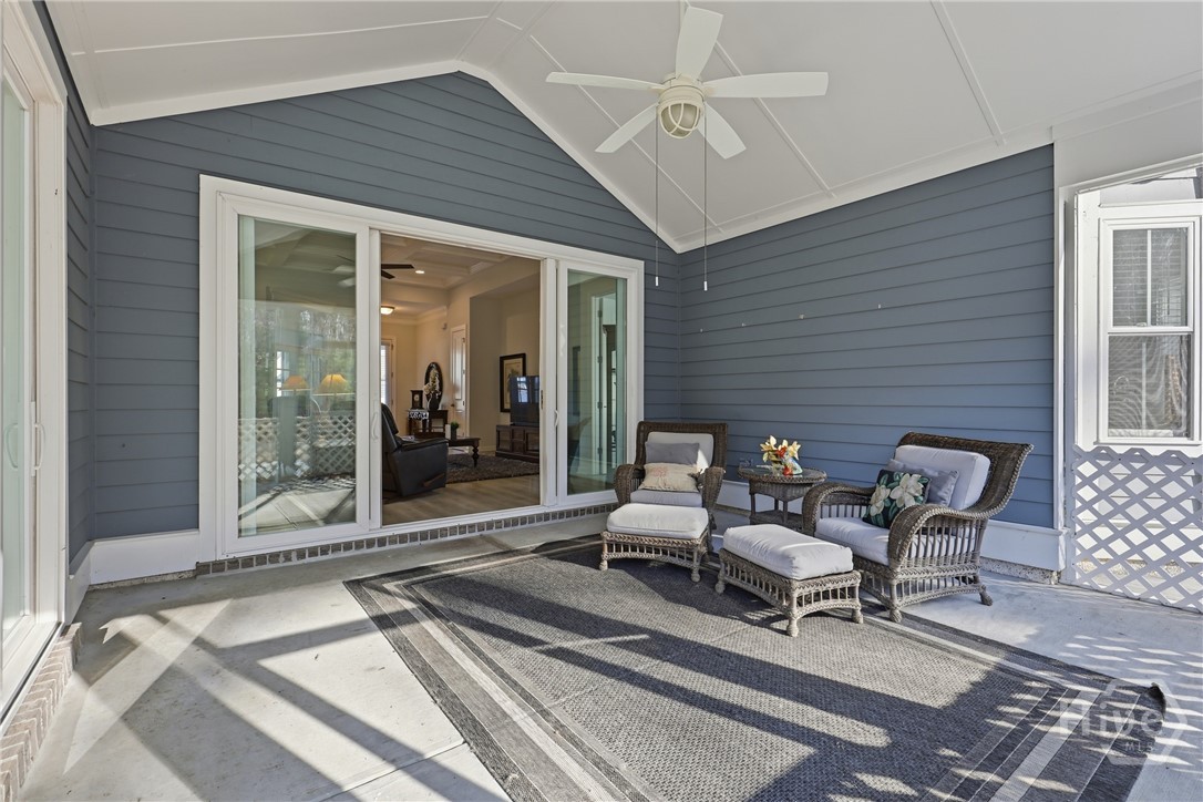 119 Bramswell Road Pooler, GA 31322 - Photo 26 of 35 Screened porch reverse angle.