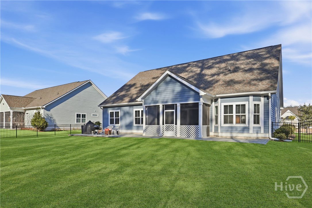 119 Bramswell Road Pooler, GA 31322 - Photo 28 of 35 Rear from just inside the protected wooolands.