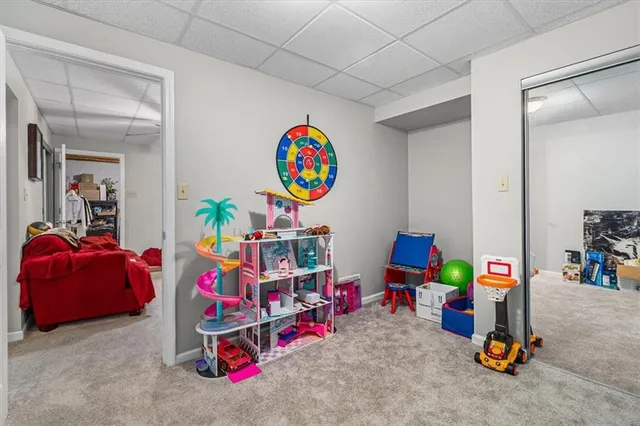 a play room with toys