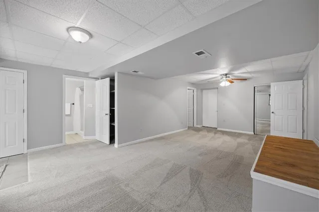 a view of empty room