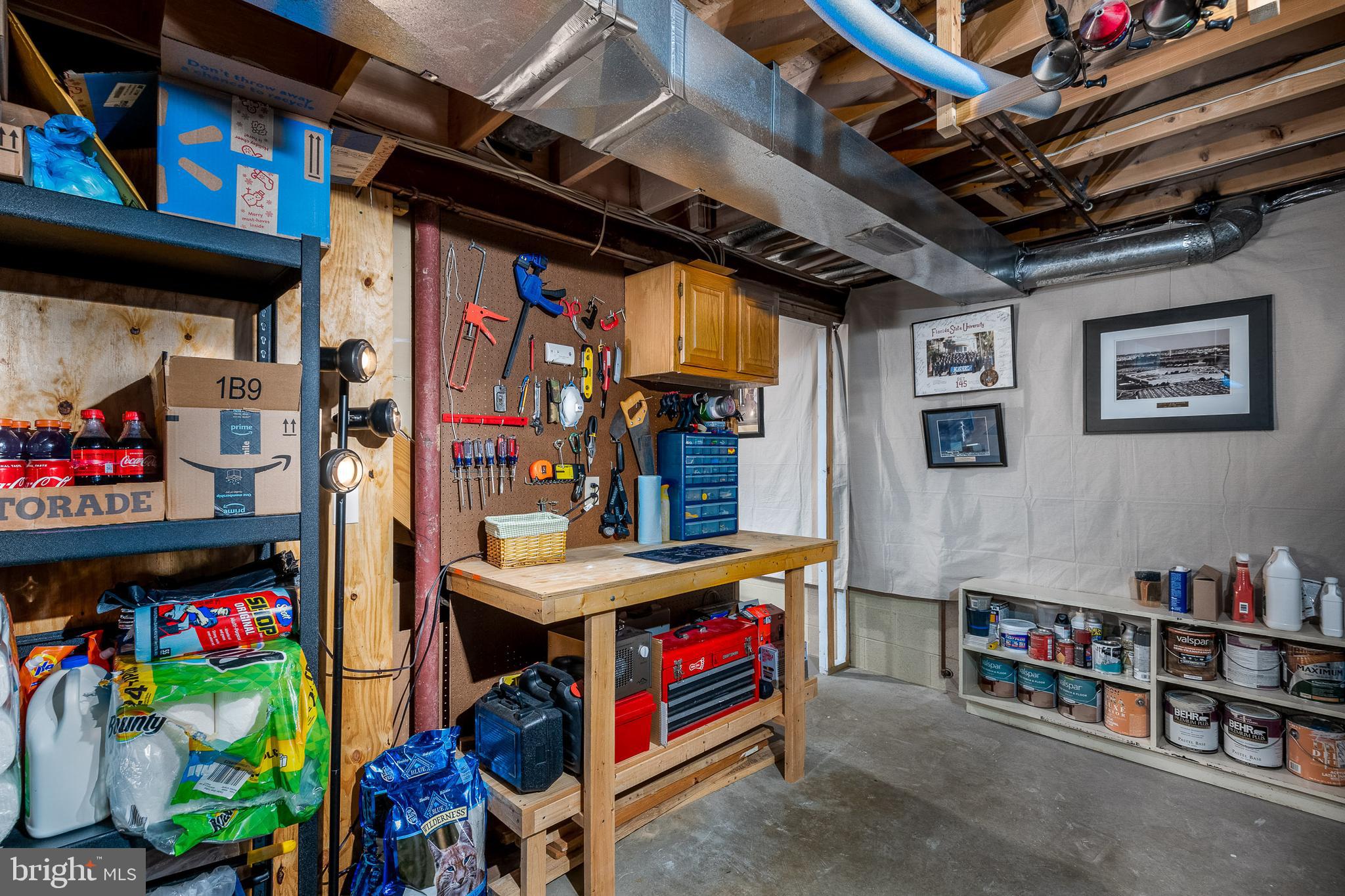 2320 Golden Chapel Road Odenton, MD 21113 - Photo 34 of 36 Basement Workbench
