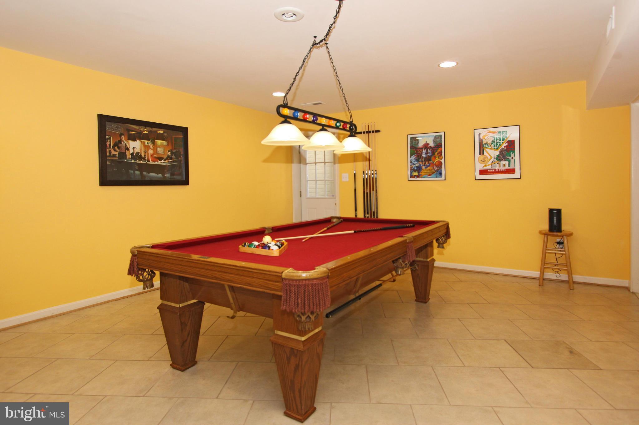 1320 Pavilion Club Way Reston, VA 20194 - Photo 23 of 30 Billiard/Game room showing door to walk-up.
