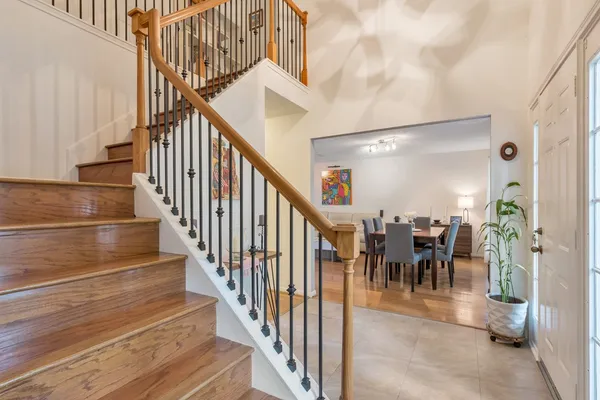 a view of entryway and hall
