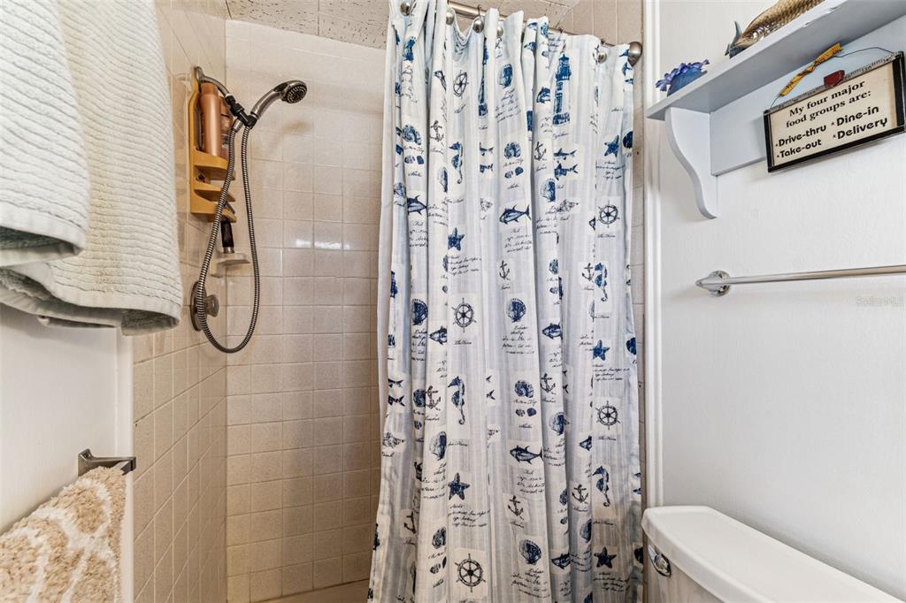 13225 101st Street Southeast, Unit 222 Largo, FL 33773 - Photo 43 of 73 a bathroom with a shower curtain