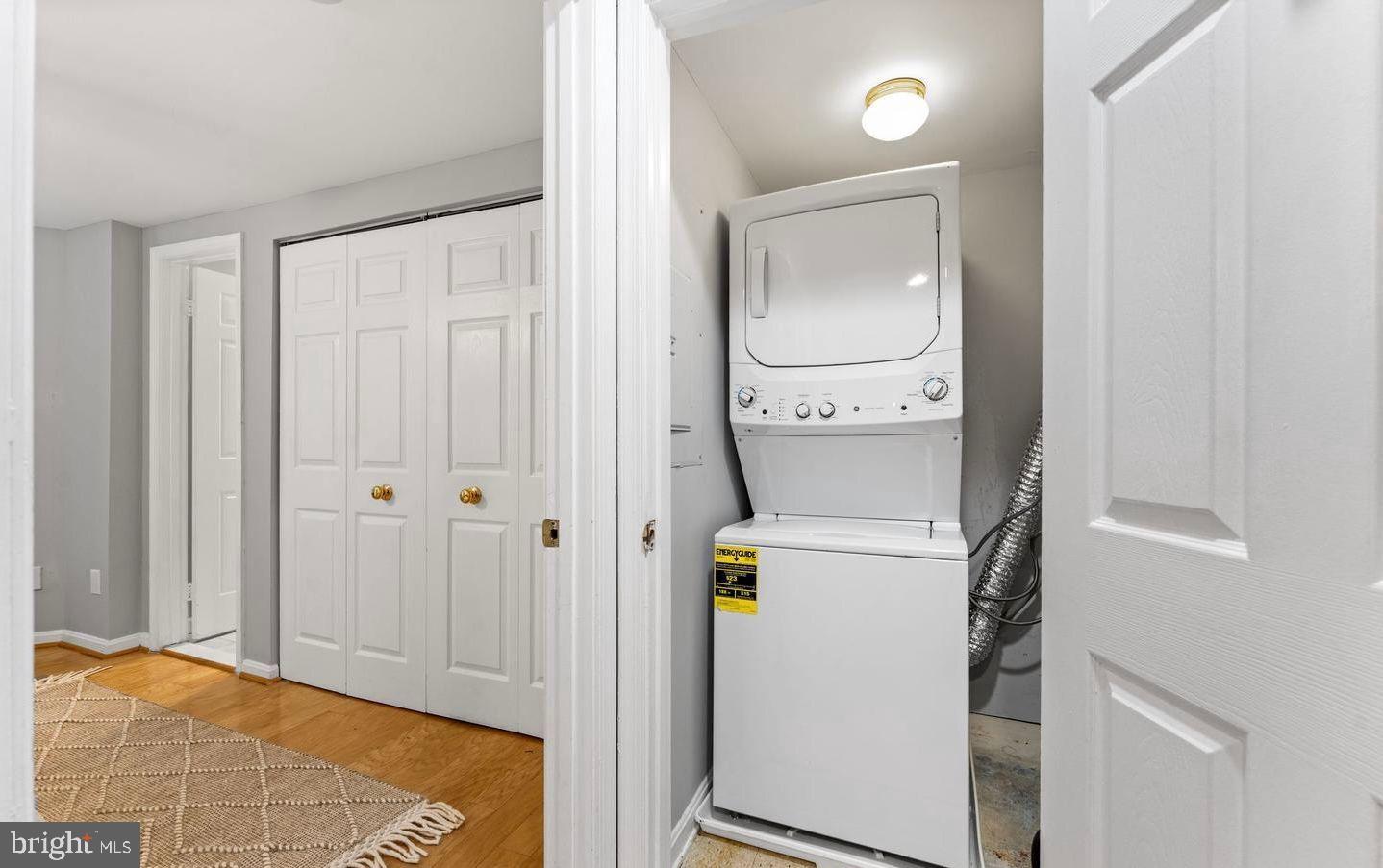 1124 25th Street Northwest, Unit T4 Washington, DC 20037 - Photo 19 of 21 a view of bathroom with washer and dryer