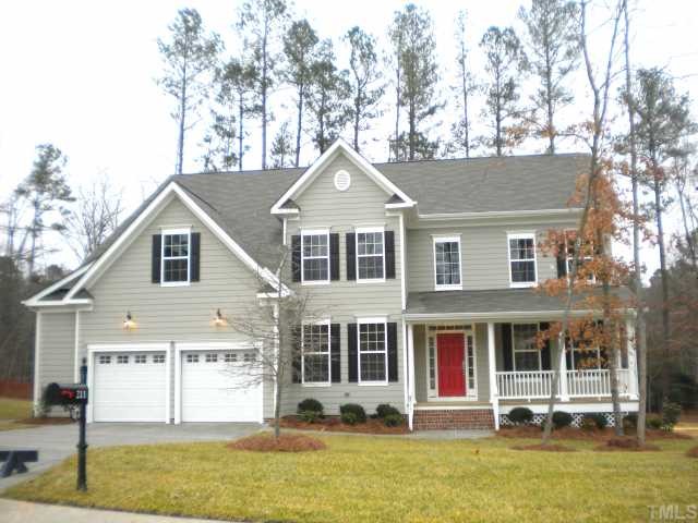211 Pathwood Lane Durham, NC 27705 - Photo 1 of 1 a front view of a house with garden