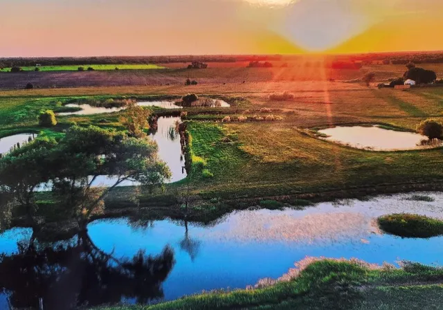 a view of lake and mountain
