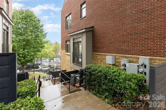 a view of a building with many windows