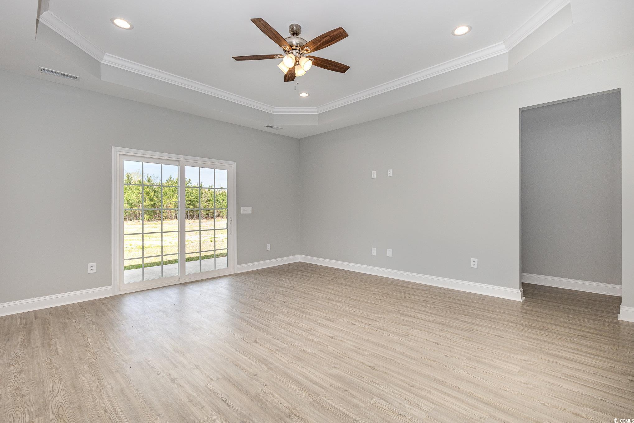 363 Log Cabin Road Loris, SC 29569 - Photo 6 of 30 Unfurnished room with light hardwood / wood-style
