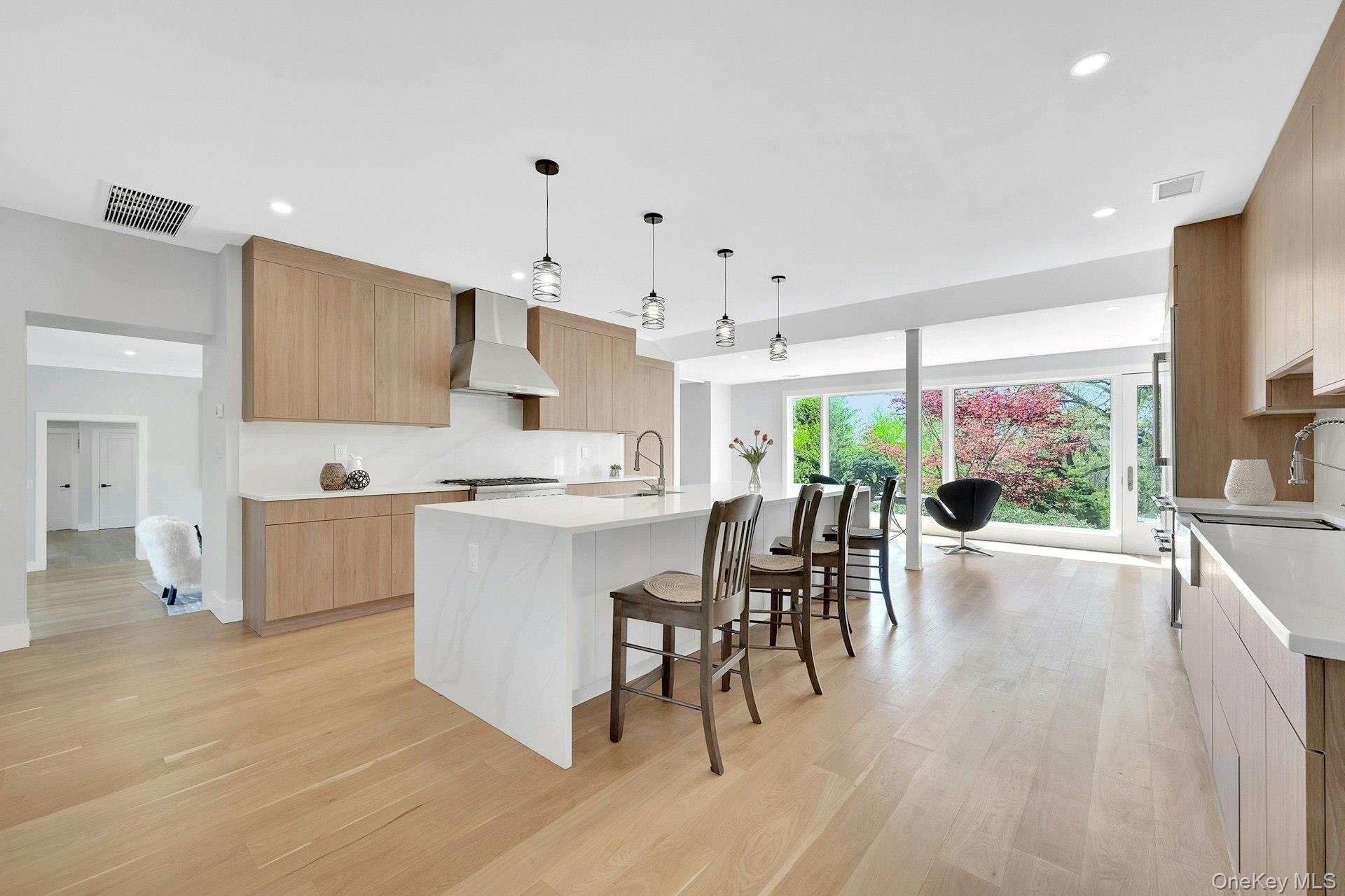 380 Cross River Road Katonah, NY 10536 - Photo 13 of 39 Kitchen with wall of window