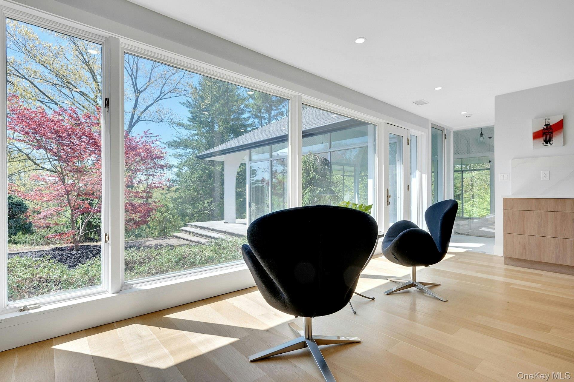 380 Cross River Road Katonah, NY 10536 - Photo 15 of 39 Kitchen with view toward indoor pool