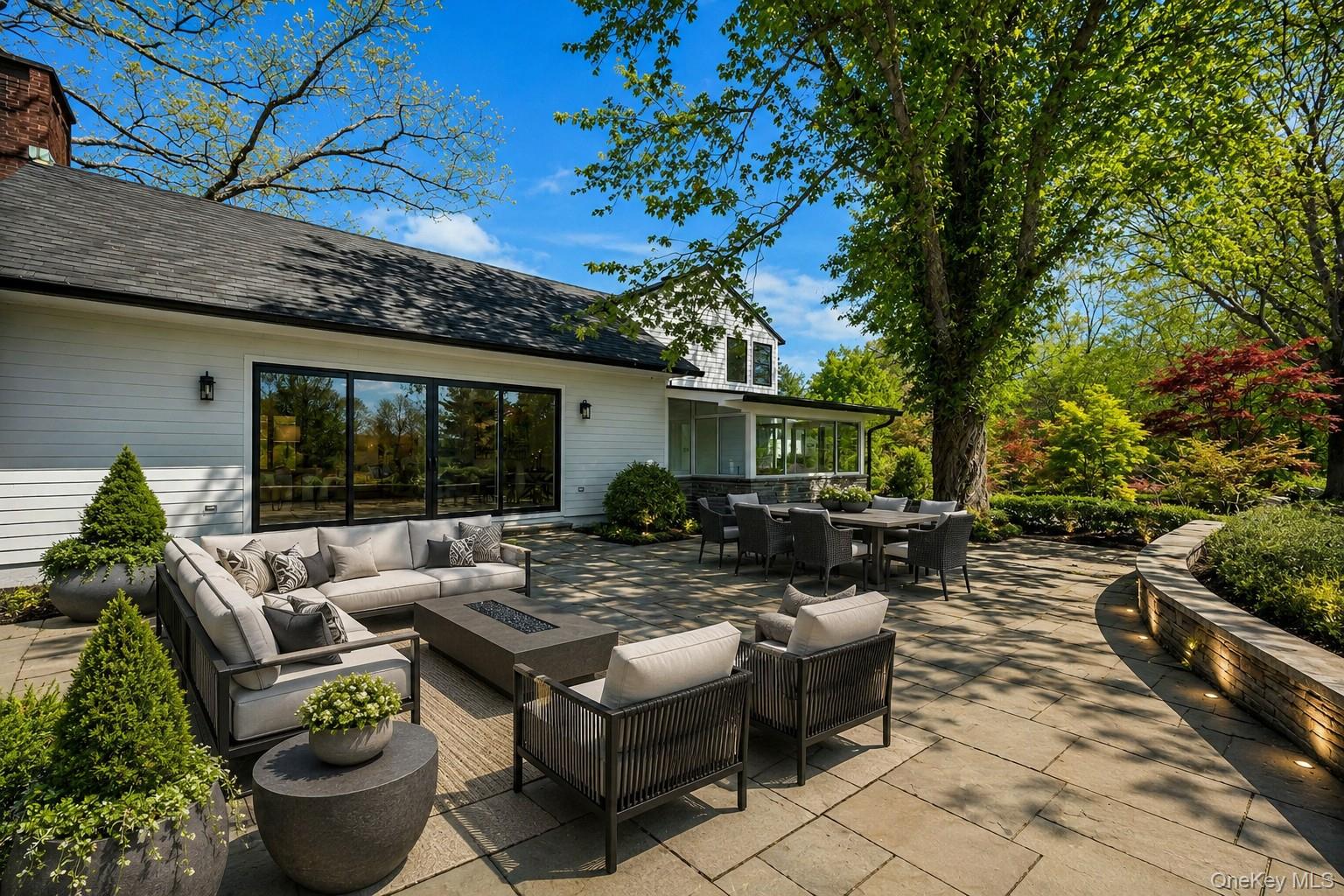 380 Cross River Road Katonah, NY 10536 - Photo 29 of 39 This house is ideal for outdoor entertaining - Virtually staged