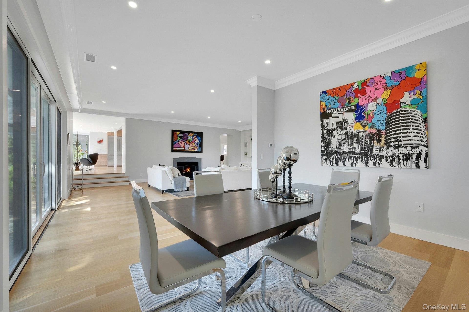 380 Cross River Road Katonah, NY 10536 - Photo 7 of 39 Dining room with view through living and kitchen