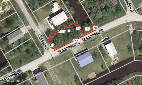 Kansas Street Bay St. Louis, MS 39520 - Photo 1 of 1 Satellite View with Streets