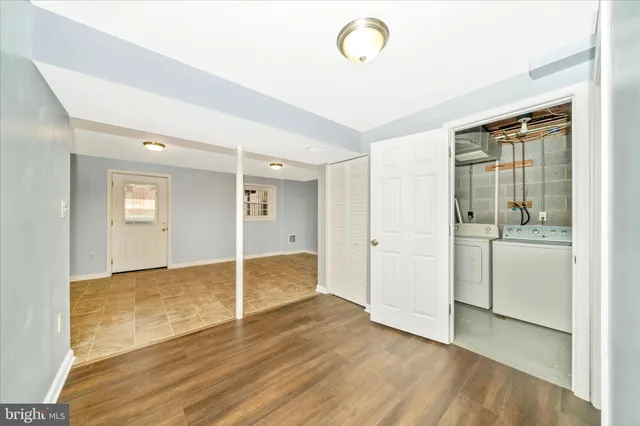 a view of an empty room