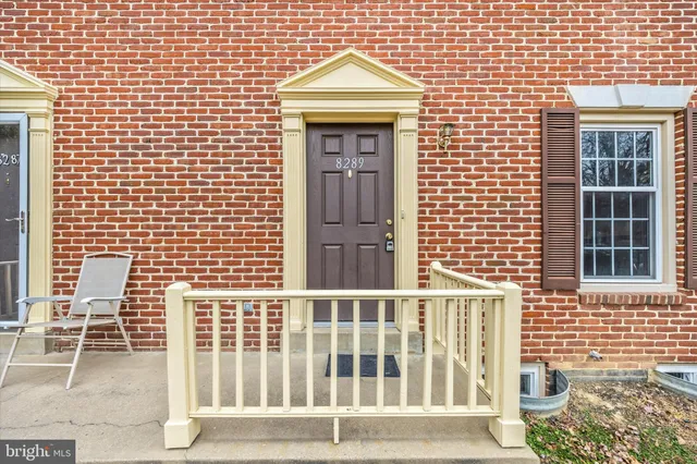a picture of a bench in a white building