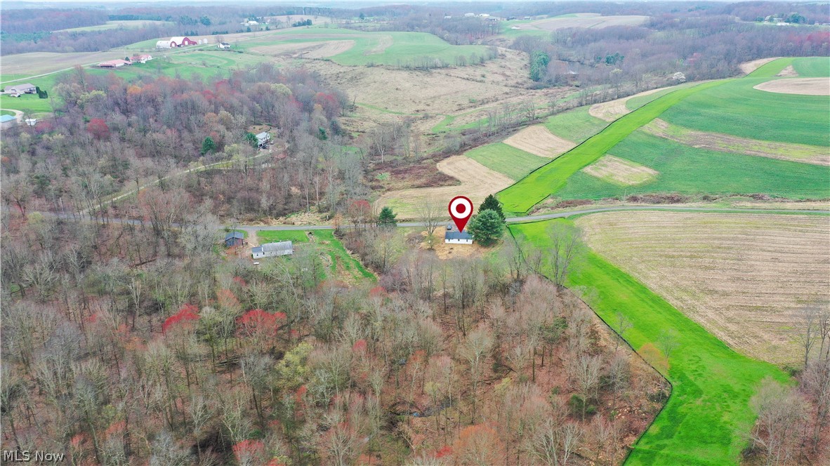 6180 Mackel Road Northeast Minerva, OH 44657 - Photo 7 of 8 Drone / aerial view featuring a rural view