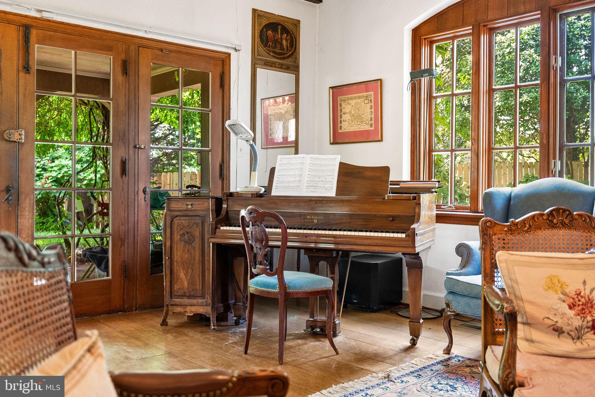 3111 Idaho Avenue Northwest Washington, DC 20016 - Photo 13 of 40 a living room with a window and a table