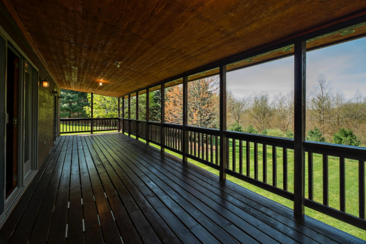 2780 Wolf Road Eau Claire, MI 49111 - Photo 7 of 56 Huge Porch looking at Lake and land