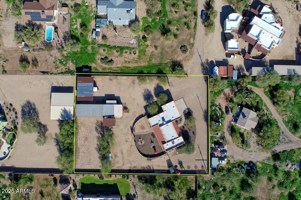 1053 East Maddock Road Phoenix, AZ 85086 - Photo 56 of 60 drone above outlined