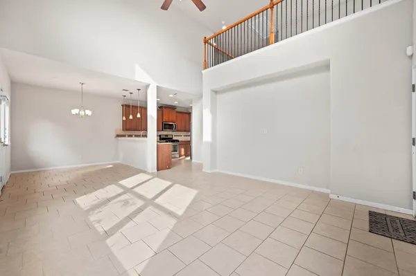 a view of an entryway with staircase