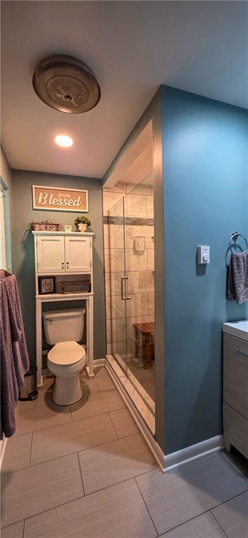 532 Strope Road Burgettstown, PA 15021 - Photo 11 of 20 a bathroom with a toilet and a shower