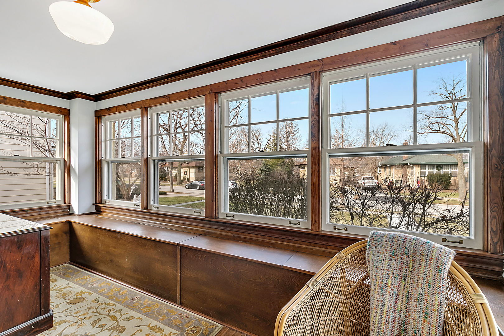 257 Herrick Road Riverside, IL 60546 - Photo 5 of 34 a living room filled with furniture and a large window