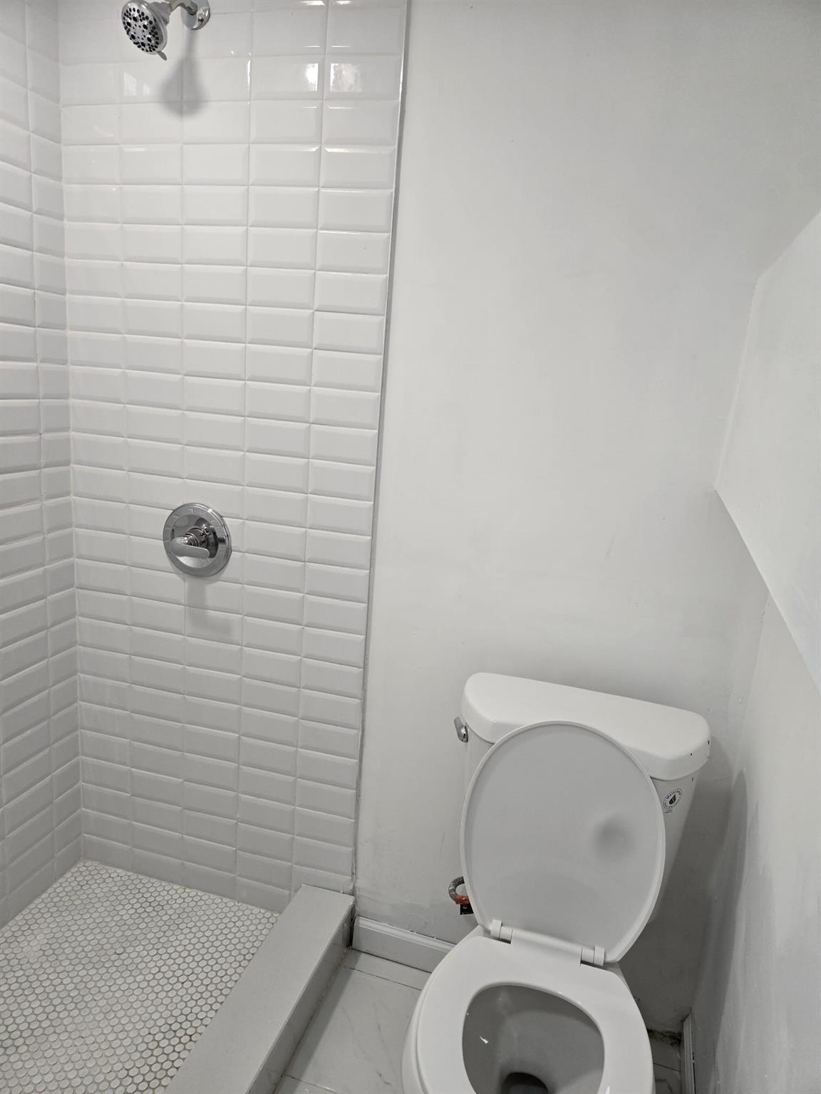 35-14 109th Street Queens, NY 11368 - Photo 31 of 38 Full bathroom featuring marble finish floor, toilet, and a stall shower