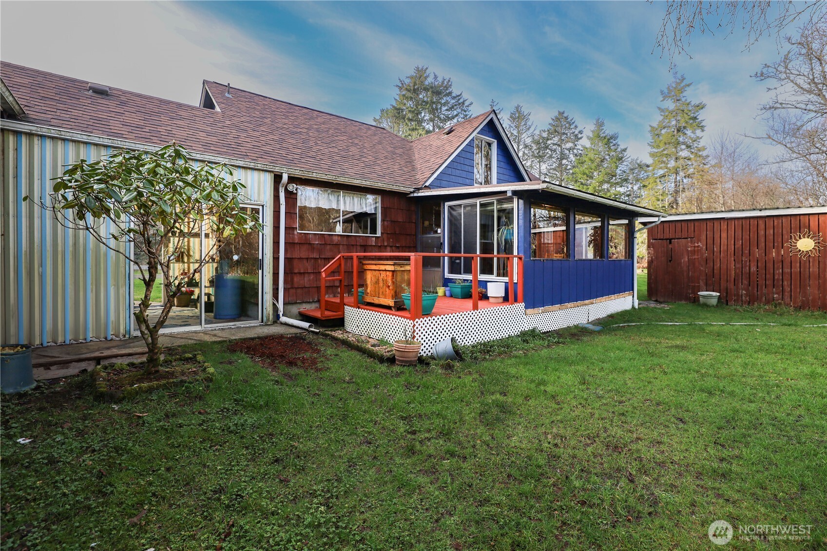 3506 SR 105 Grayland, WA 98547 - Photo 24 of 25 a front view of a house with garden