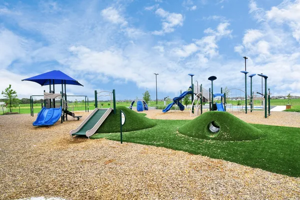 a view of a play ground
