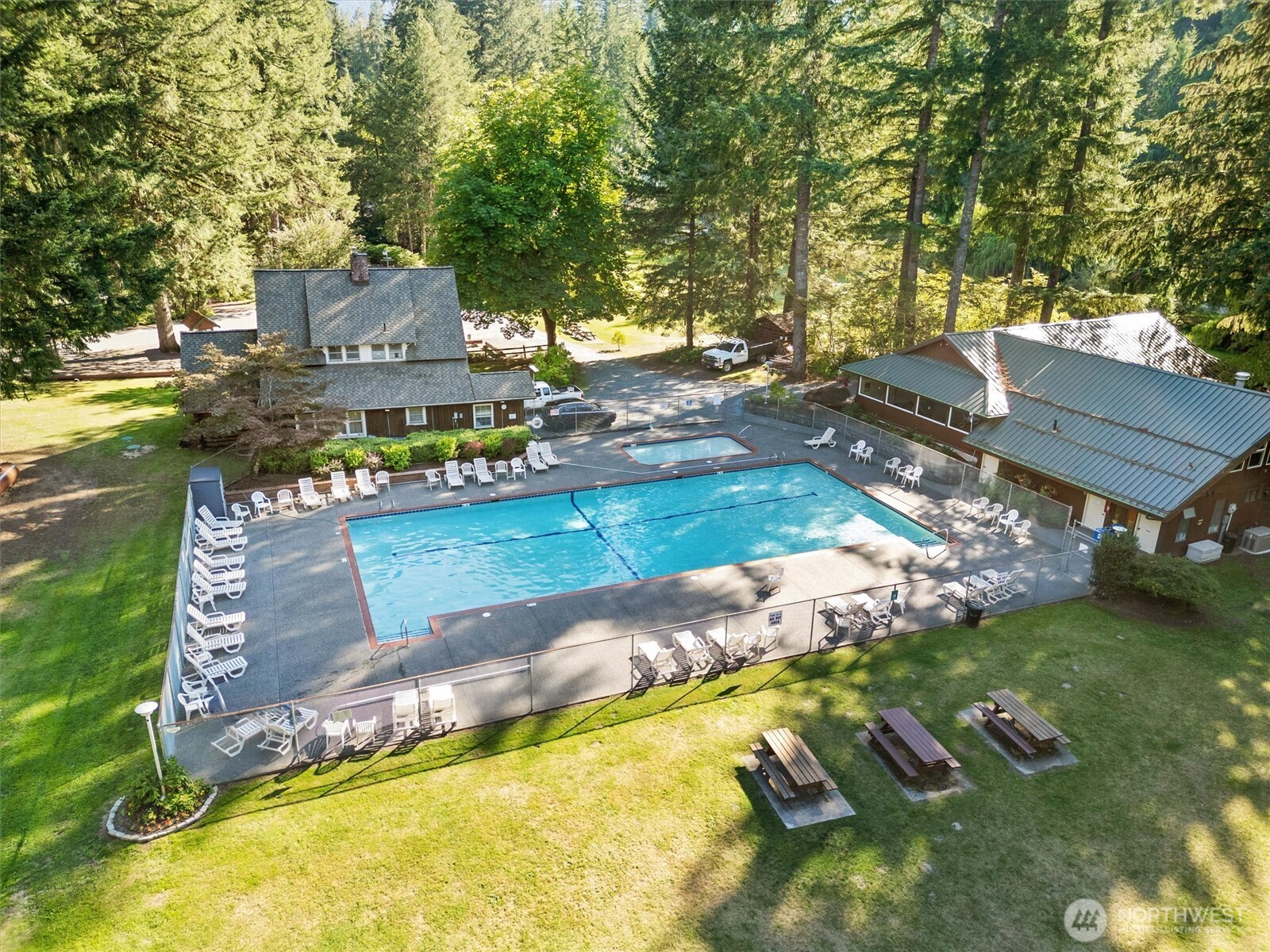 7036 Rainier Way Glacier, WA 98244 - Photo 28 of 31 swimming pool view with a sitting space