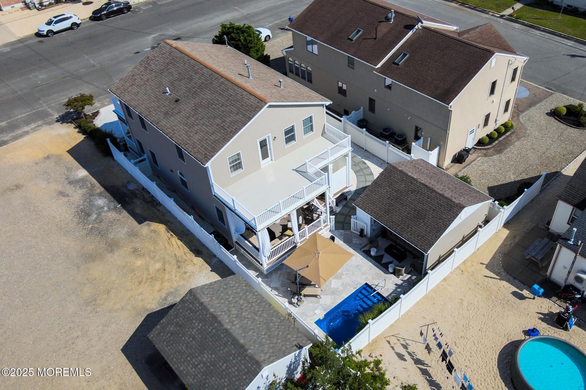 1604 Baltimore Avenue Lavallette, NJ 08735 - Photo 6 of 76 an aerial view of a house with a ocean view