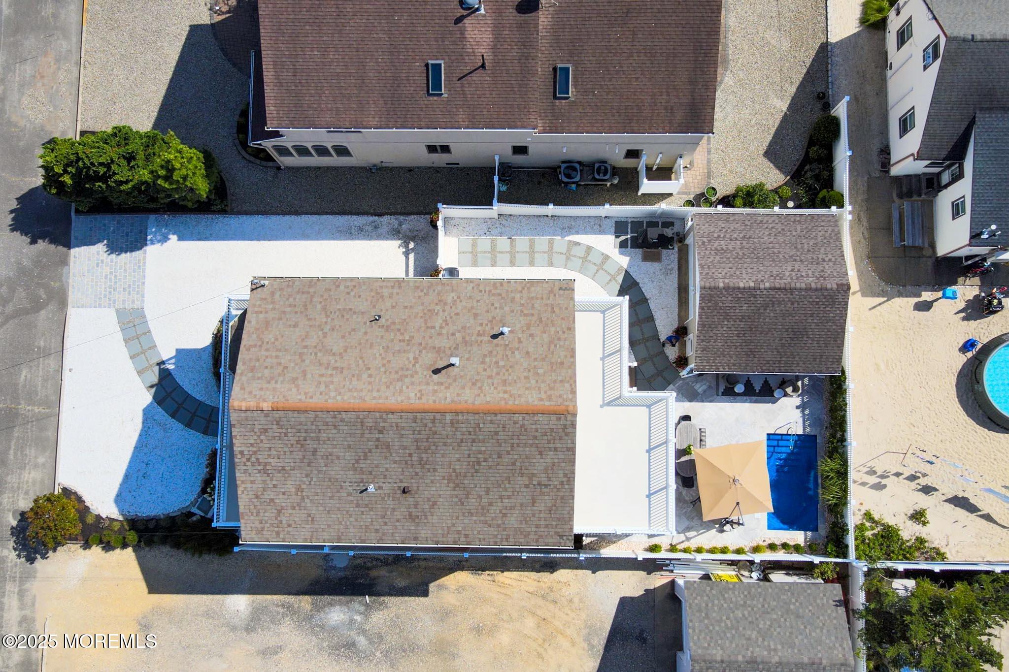 1604 Baltimore Avenue Lavallette, NJ 08735 - Photo 62 of 76 an aerial view of residential houses with outdoor space