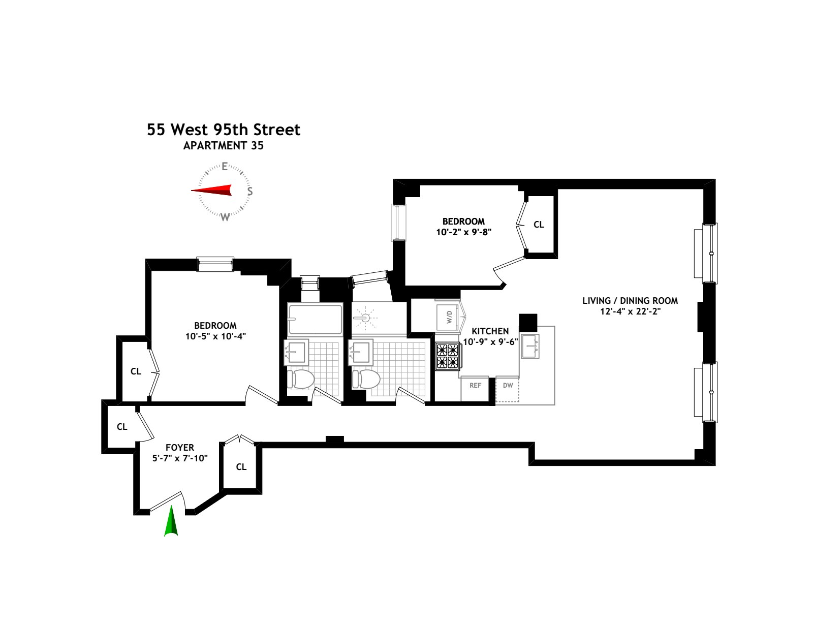 55 West 95th Street, Unit 35 Manhattan, NY 10025 - Photo 9 of 9