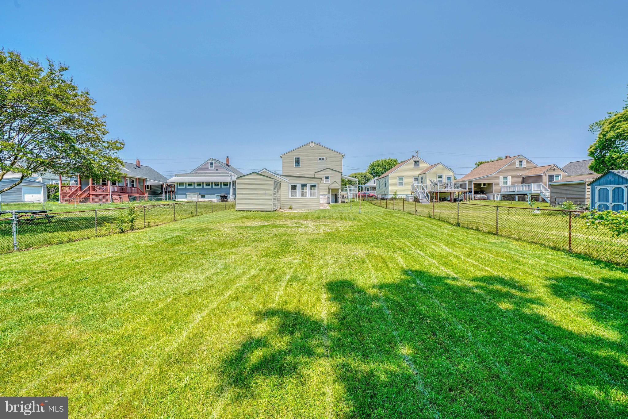 1303 Willow Road Dundalk, MD 21222 - Photo 66 of 68 Large Yard that backs to Bread and Cheese Creek