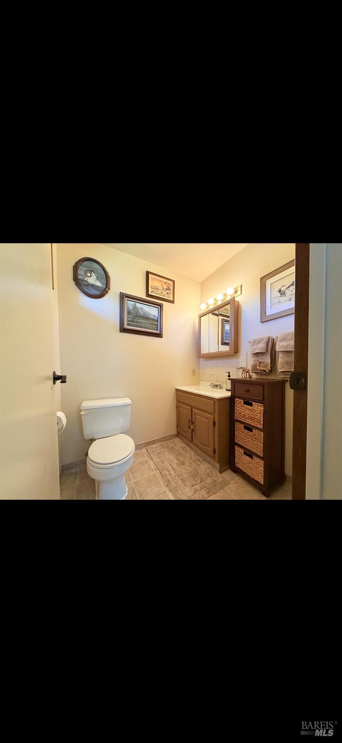 3004 Pencil Road Alturas, CA 96101 - Photo 5 of 40 a bathroom with a sink a toilet and mirror